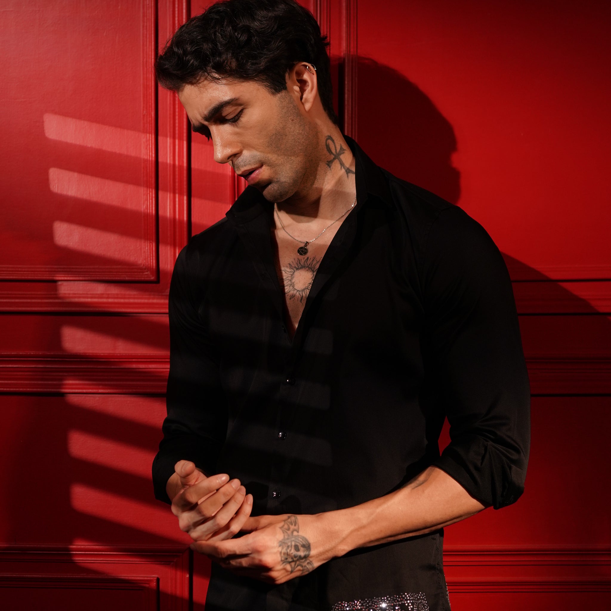 Billionaire  Gleam – Black  Shirt for Men