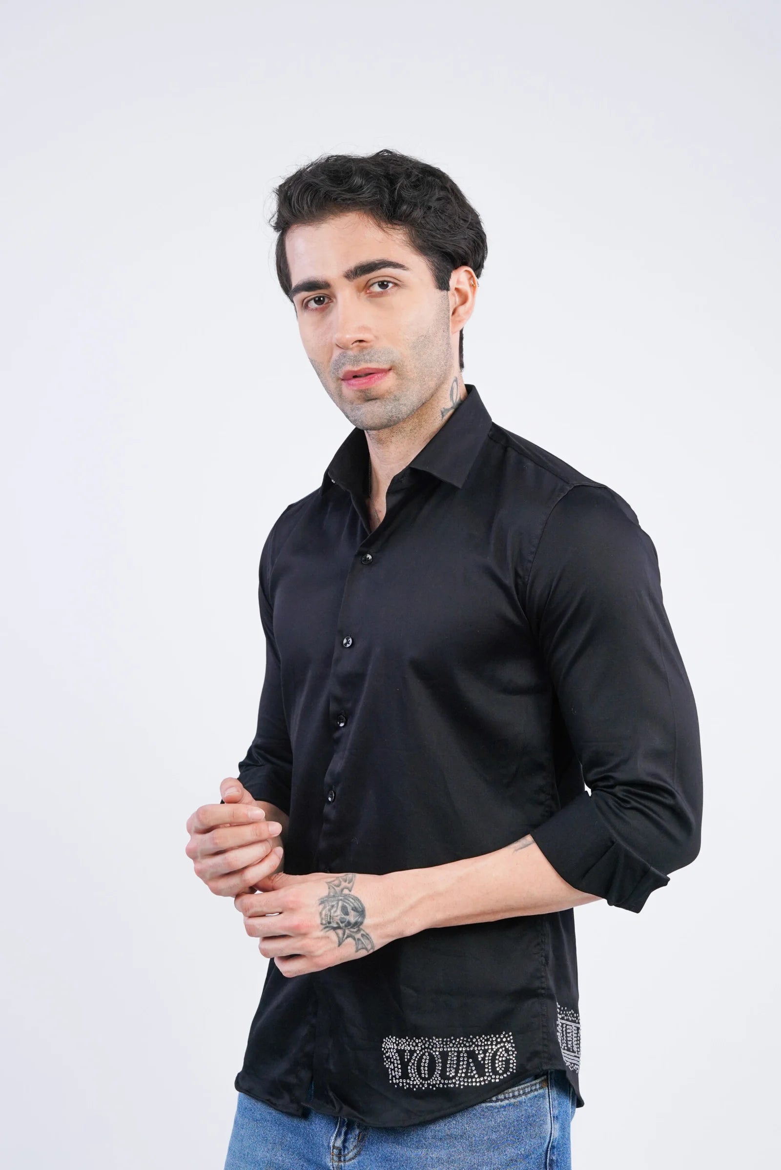 Billionaire  Gleam – Black  Shirt for Men