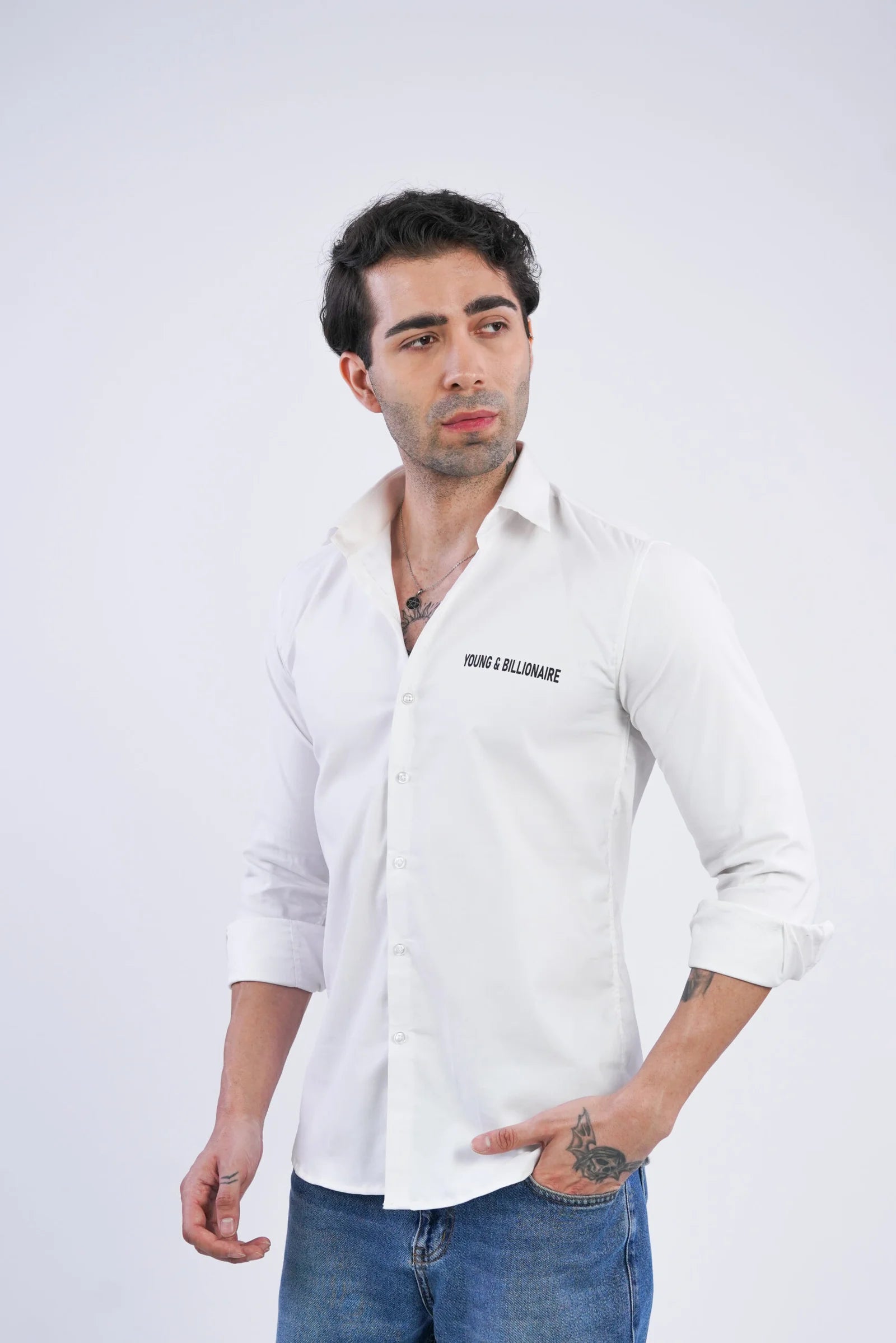 Legacy Mark –  White Shirt for  Men